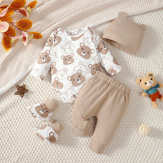 Pants Hat Socks Bodysuit Outfit Set