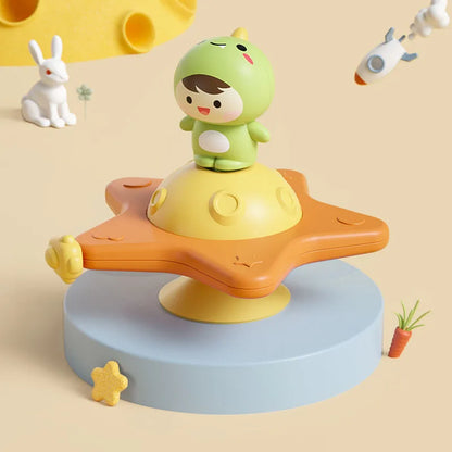 Montessori Suction Cup Spinner Bath Toy