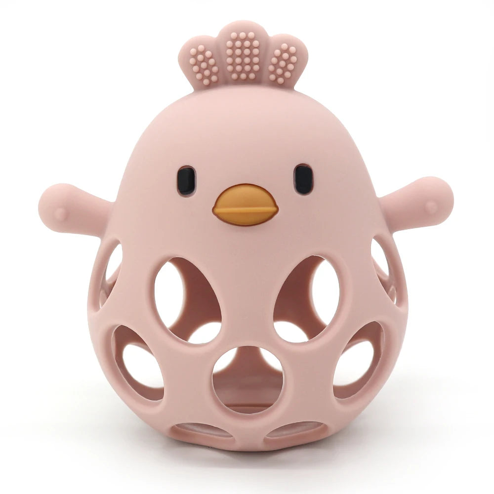 Silicone Chick Teether Toy