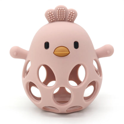 Silicone Chick Teether Toy