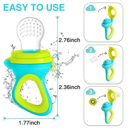 Silicone Squeeze Feeding Bottle Spoon