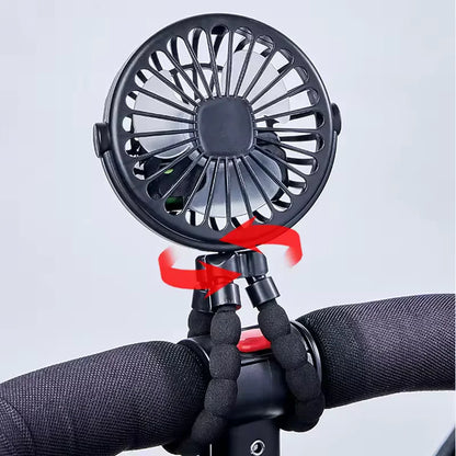 Portable Rechargeable Stroller Fan