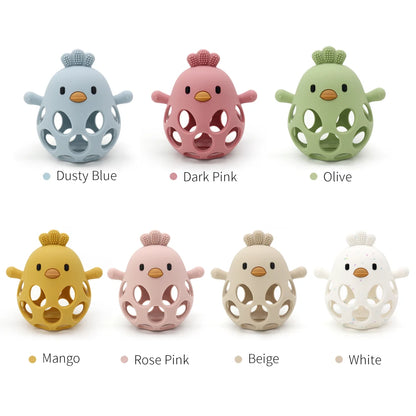 Silicone Chick Teether Toy