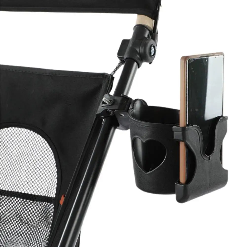 2-in-1 Baby Stroller Cup Phone Holder