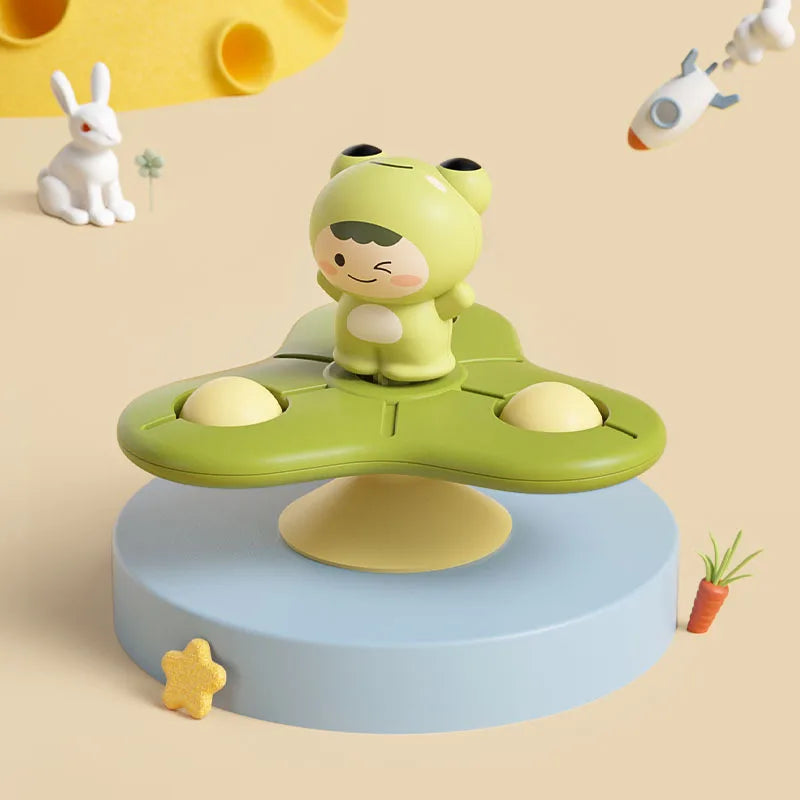Montessori Suction Cup Spinner Bath Toy