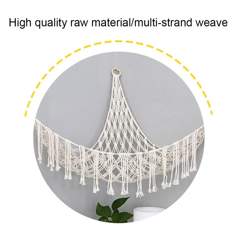Triangle Hanging Mesh Storage Basket