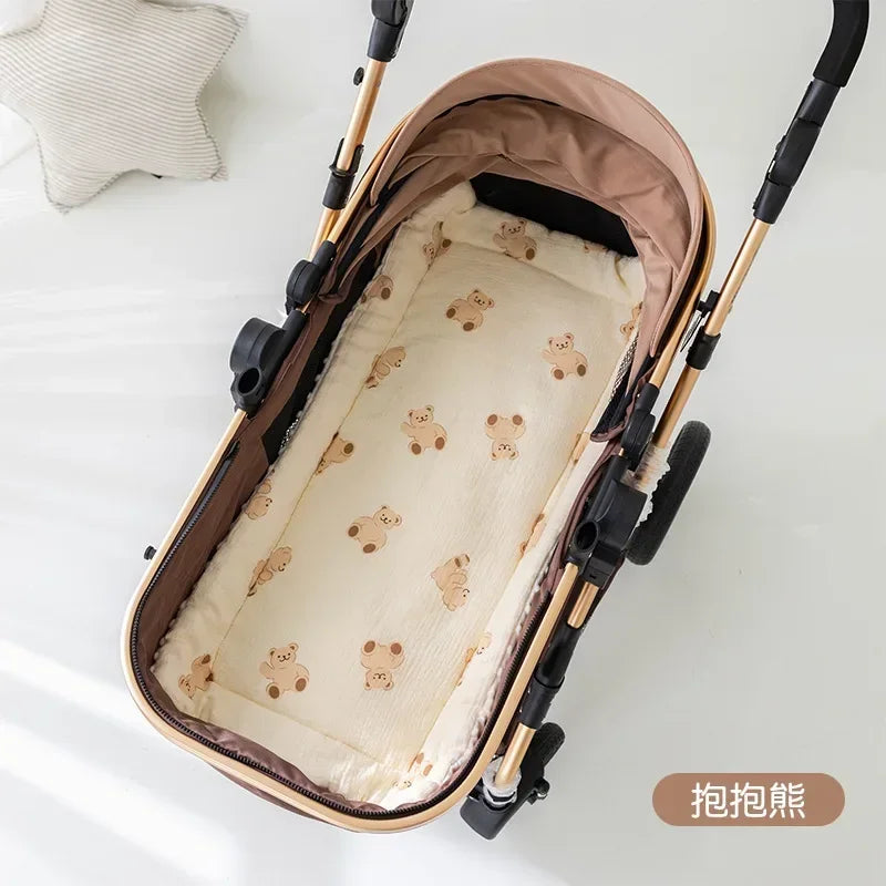 Cartoon Bear Cotton stroller seat cushion