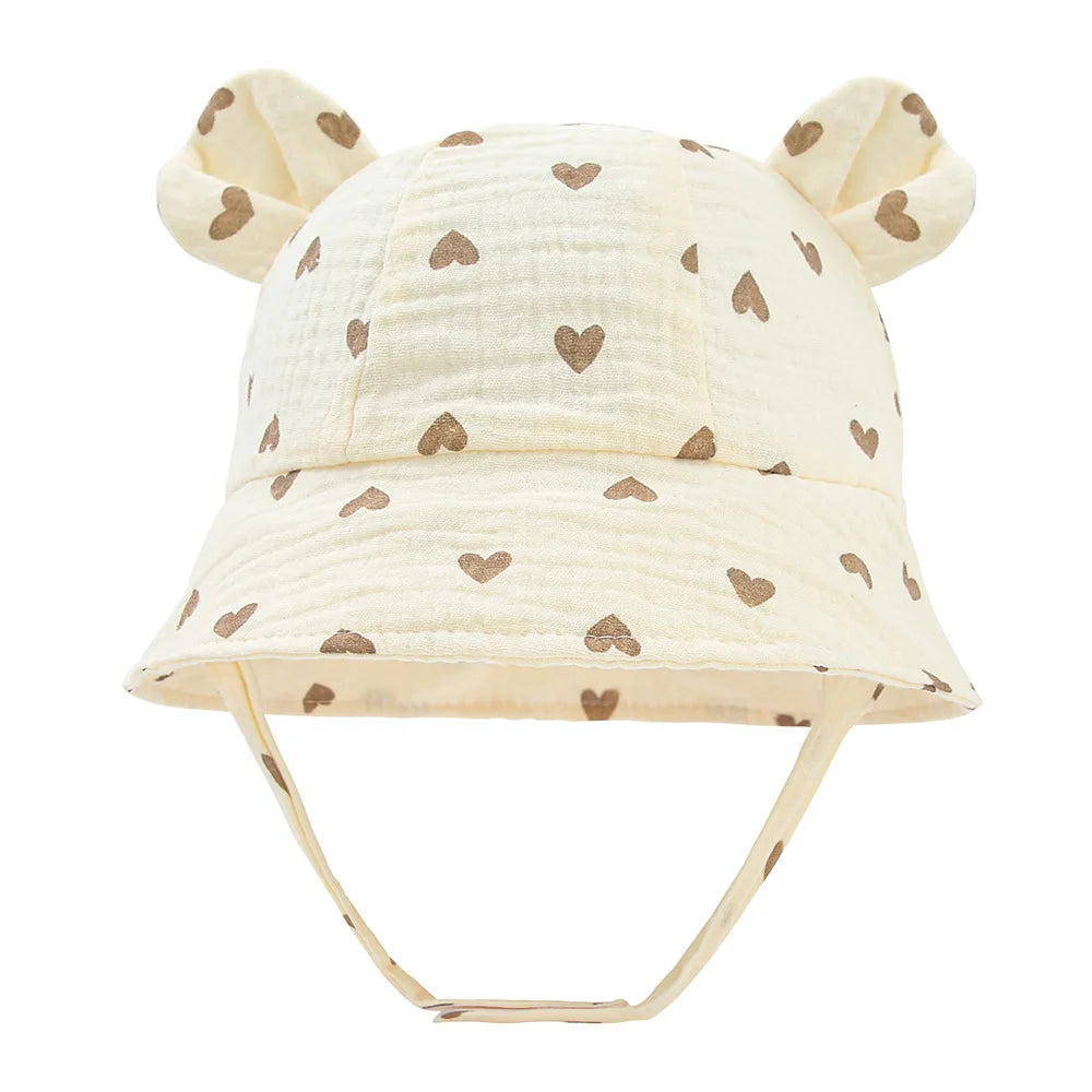 Muslin Cotton Bucket Sun Hat