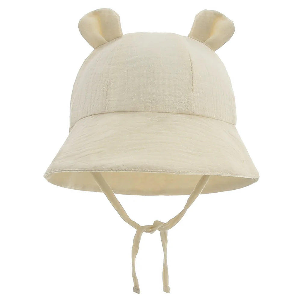 Muslin Cotton Bucket Sun Hat