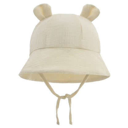 Muslin Cotton Bucket Sun Hat