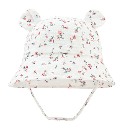 Muslin Cotton Bucket Sun Hat