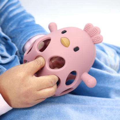 Silicone Chick Teether Toy