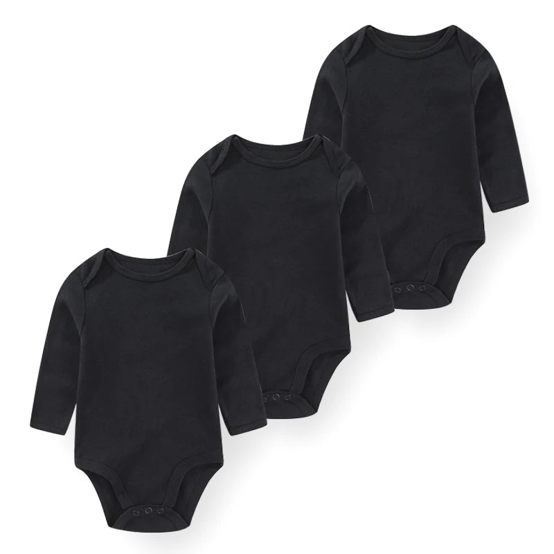 Long-Sleeve Cartoon Cotton Bodysuits