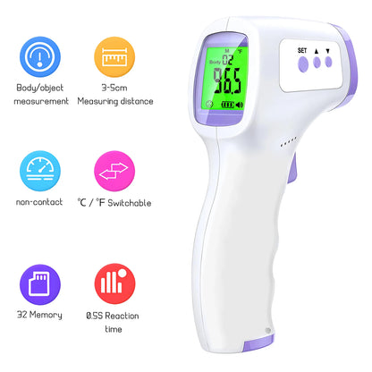 Non-Contact Infrared Forehead Thermometer