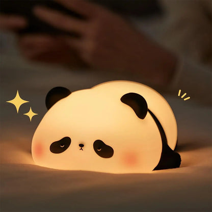 Cute Silicone Panda Rabbit LED Night Light