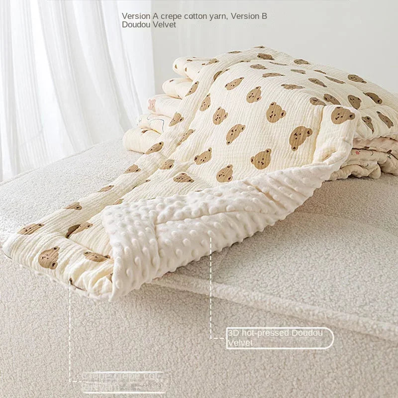 Cartoon Bear Cotton stroller seat cushion