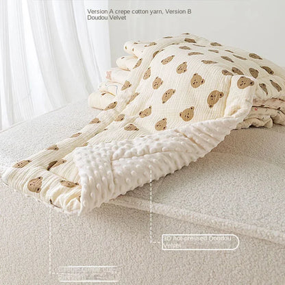 Cartoon Bear Cotton stroller seat cushion